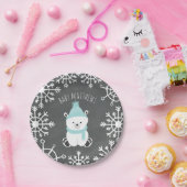 Polar Bear Boy Winter Baby Dusche Pappteller (Party)