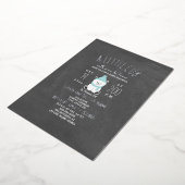 Polar Bear Boy Winter Baby Shooting Snowflakes Folieneinladung (Gedreht)