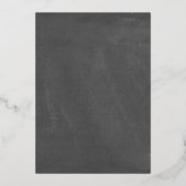 Polar Bear Boy Winter Baby Shooting Snowflakes Folieneinladung (Rückseite)