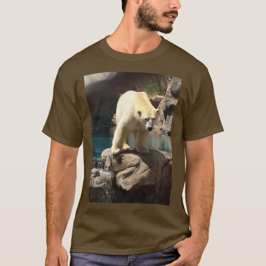 Polar Bear Brown T Shirt (Vorderseite)