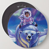Polar Bear Bus Button (Vorne & Hinten)
