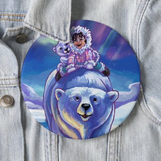 Polar Bear Bus Button (Beispiel)