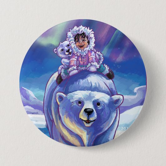 Polar Bear Bus Button (Vorderseite)