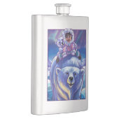 Polar Bear Bus Flachmann (Rechts)