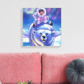 Polar Bear Bus Leinwanddruck (Insitu (Wohnzimmer))