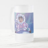 Polar Bear Bus Mattglas Bierglas (Vorderseite Links)