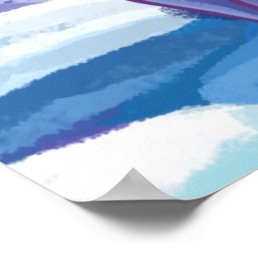 Polar Bear Bus Poster (Ecke)