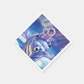 Polar Bear Bus Serviette (Ecke)