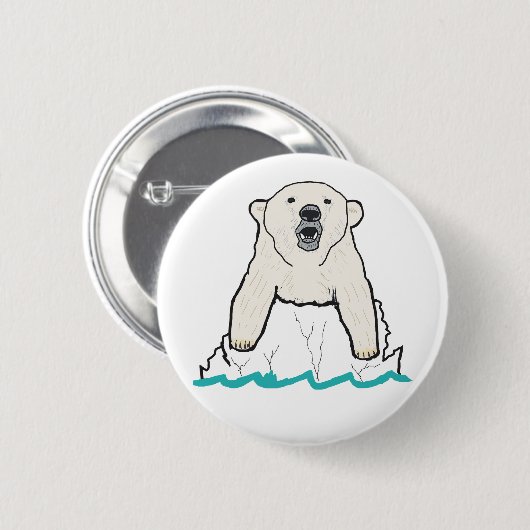 Polar Bear Button (Vorne & Hinten)