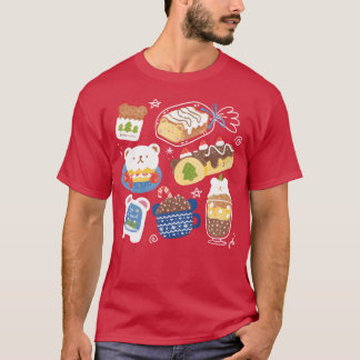 Polar Bear Cafe Retro T-Shirt