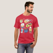 Polar Bear Cafe Retro T-Shirt (Vorne ganz)