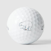 Polar Bear Callaway Supersoft golf Bälle 3 pk (Vorderseite)