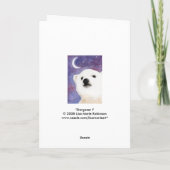 Polar Bear Card Feiertagskarte (Rückseite)
