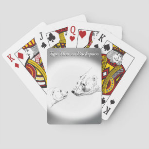 Polar Bear Cards Custom Mother Bären Playing Cards Spielkarten