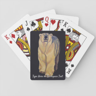 Polar Bear Cards Personalisiert Bären spielen Kart Spielkarten