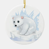 Polar Bear Ceramic Ornament (Vorne)