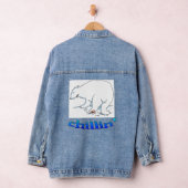 Polar Bear Chillout Frauen Denim Jacke (Hangar)