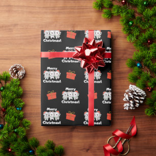 Polar Bear Christmas Animals Polar Bears Merry Geschenkpapier