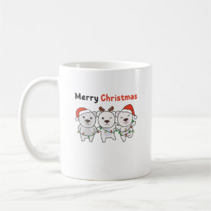 Polar Bear Christmas Animals Polar Bears Merry Kaffeetasse