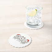 Polar Bear Christmas Animals Untersetzer (Vor Ort)