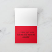 Polar Bear Christmas Card Feiertagskarte (Innenseite)