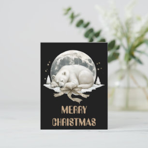 Polar Bear Christmas Card Feiertagskarte