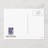 Polar Bear Christmas Feiertagspostkarte (Rückseite)