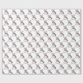 Polar Bear Christmas Geschenkpapier (Flach)