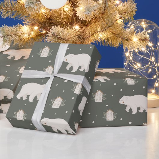 Polar Bear Christmas Geschenkpapier (Feiertage)