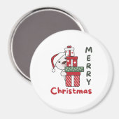 Polar Bear Christmas Gift Winter Animals Polar Magnet (Vorderseite/Rückseite)