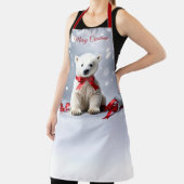 Polar Bear Christmas Holiday Apron Schürze (InSitu)