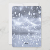 Polar Bear Christmas Holiday Card Feiertagskarte (Rückseite)