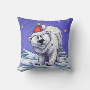 Polar Bear Christmas Kissen