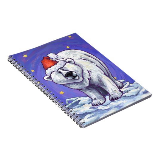 Polar Bear Christmas Notizblock (Rechte Seite)