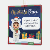 Polar Bear Christmas Ornament (Links)