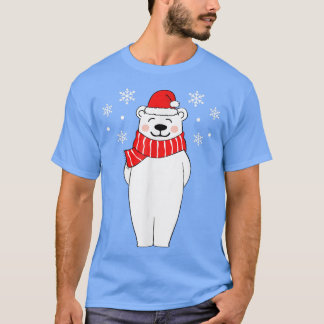 Polar Bear Christmas Pajamas Familie Polar Bär in T-Shirt