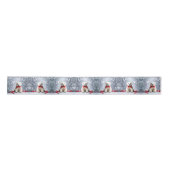 Polar Bear Christmas Satin Ribbon Satinband (Vorderseite)