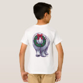 Polar Bear Christmas T-Shirt (Schwarz voll)