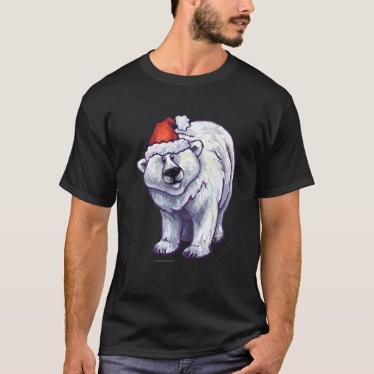 Polar Bear Christmas T-Shirt (Vorderseite)