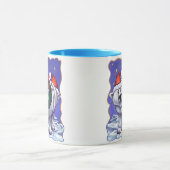Polar Bear Christmas Tasse (Zentrum)