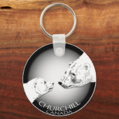Polar Bear Chuchill Key Chain Souvenir Schlüsselan Schlüsselanhänger (Vorderseite)