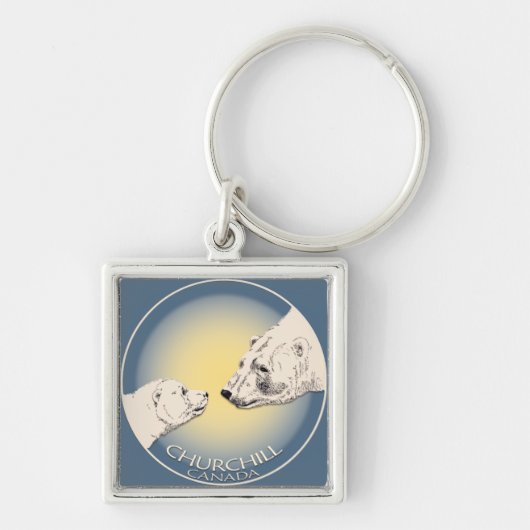 Polar Bear Chuchill Key Chain Souvenir Schlüsselan Schlüsselanhänger (Vorne)