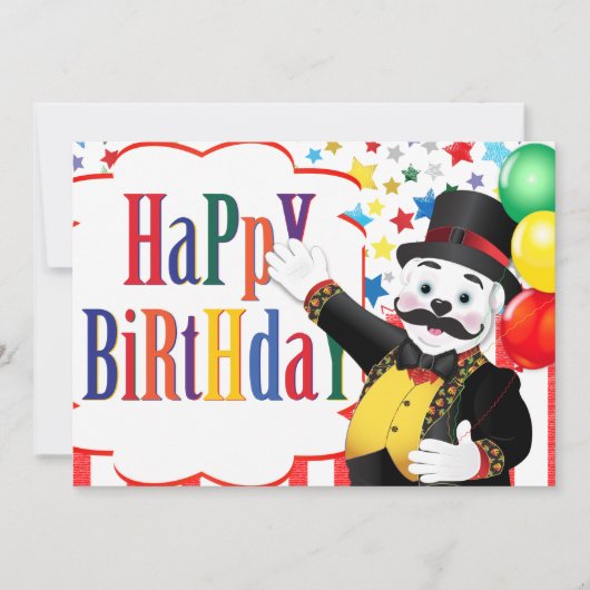 Polar Bear Circus Birthday (Vorderseite)