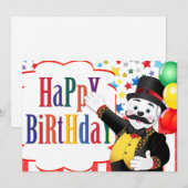 Polar Bear Circus Birthday (Vorne/Hinten)