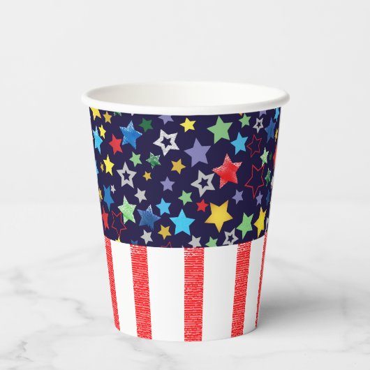 Polar Bear Circus Kindergeburtstag Pappbecher (Rückseite)