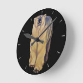Polar Bear Clock Bären Art Wall Uhren Bärendekor (Winkel)