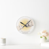 Polar Bear Clock Churchill Kanada Bear Wall Clock Runde Wanduhr (Zuhause)
