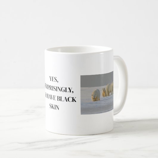 Polar bear coffee mug kaffeetasse (VorderseiteRechts)