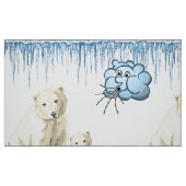 Polar Bear Cold Clouds Eisgewebe Stoff (Fat Quarter (45,7 x 55,9 cm))