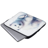 Polar Bear Cool Calm & Unaufhaltsam Laptopschutzhülle (Vorne Knopf)